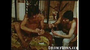 Preview 1 of Black Cork Black Pusy - Vintage Porn 1970s - Hairy Blonde Gets Fucked