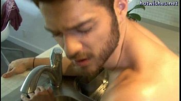 Preview 4 of Anal Brandibell - Sexy gay plumber licking a hard cock