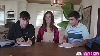 Preview 2 of Japanese Mom Fuck Boys - A Hole Lot of Help From My Tutor Christy Love ,  Nade Nasty ,  Max Fills
