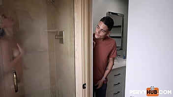 Preview 2 of India Dress Shop - Stepmom Venus Sucks Ethan&rsquo_s Fat Cock and Swallows His Load!