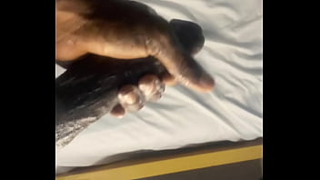 Preview 1 of Xxxsmall Desi Slipeg - Jerking off to the sight of my ebony girlfriend body