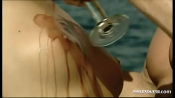 Preview 3 of Shemale Girl Big Boobs - Soffie Gently Bends over on a Boat and Allows a Man to Wreck Her Ass