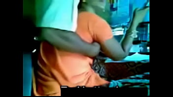 Preview 2 of Alien And Monster - Orange Saree Aunty with  Uncle shafy