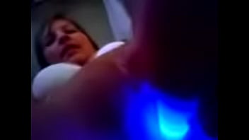 Preview 1 of Mamahgemuk - girl uses glowstick