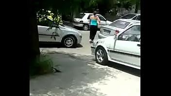 Preview 1 of Group Of Swap - Greek bubble butt walk on road
