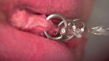 Preview 3 of Free Xnxx 123 Movies - Extreme Close Up Pee and My Pierced Pussy and Clit Compilation 4 Videos