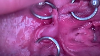 Preview 1 of Badmasti 3gp Sexs Black In White - Extreme Close Up Pee and My Pierced Pussy and Clit Compilation 4 Videos