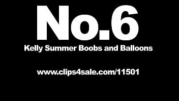 Preview 1 of Jhony All Videos - Kelly Summer Boobs and Balloons #6