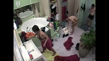 Preview 4 of Porno Movie Pirates - Big Brother NL- Hot Blond Teen - Girls showering together -