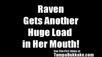 Preview 4 of Porn Movie Mom And San - Raven Big Tit Girl Group Sex After Party For Tampa Bukkake