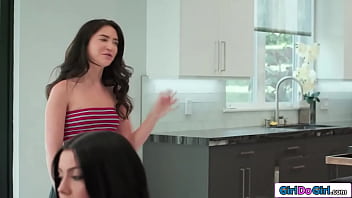 Preview 2 of Sistr Caught - Spied on sorority babe wants a lesbian facesitting threesome