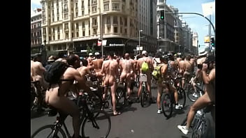 Preview 2 of Hard Fucked Twink - naked bike ride
