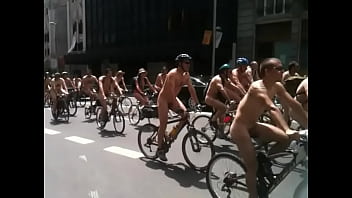 Preview 1 of Hard Fucked Twink - naked bike ride