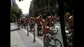 Preview 4 of Hard Fucked Twink - naked bike ride