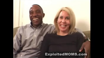 Preview 3 of Vigine Inside - Amateur Mom decides to take on a Big Black Cock in Interracial Video
