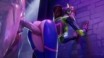 Preview 3 of M2m Sex Web S - D.va AssJob And Fucked DoggyStyle In Alley