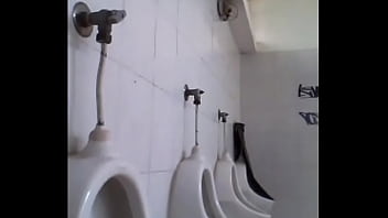 Preview 1 of Milf Tit Cum - public toilet 4 HD