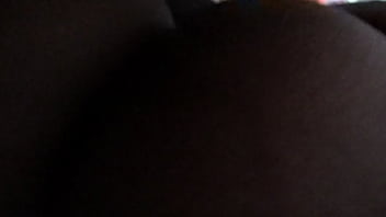 Preview 2 of Petite Ebony Fingers Orgasm - gran culo