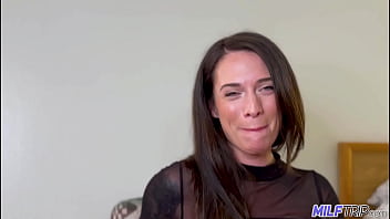 Preview 2 of Titsucking Boobs - MilfTrip Brunette MILF Fucks Sweet Talking Asian Guy