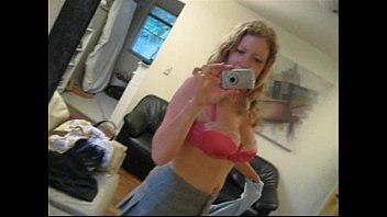 Preview 2 of Xxx 2018 Gujarati - Busty girl next door Andy Lynn takes picture of herself in the mirror