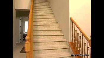 Preview 1 of Fake Famliyxxx Com - Alex and Kameron Fuck on the Stairs