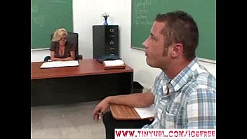 Preview 1 of Twerk Black Group - Blonde and Brunette Teacher Double Team a Lucky Student