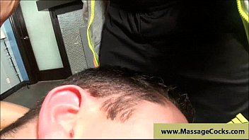 Preview 1 of Mom Teaching Son Gf With Son - Rub me please