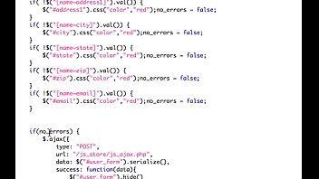 Preview 2 of Tattoed Blonde Chick Gives Head - jQuery form validation - super easy