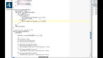 Preview 1 of Tattoed Blonde Chick Gives Head - jQuery form validation - super easy