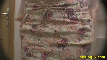 Preview 4 of Birthday Gift Sissy - Hecuba WC pissing