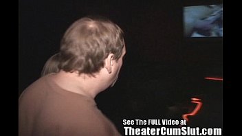 Preview 1 of Very Tough Deep - Teen Girl Gets Ass Full Of Cum in a Dirty Porn Theater