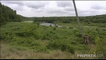 Preview 1 of Jnwar Teen - A Very Busty Tarra White Gets Pounded by the River