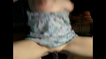 Preview 2 of Kc B - Hot tattooed chick fucking herself with a dildo