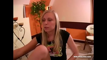 Preview 3 of Vilim Sex Momi Vs Son Hot - Anna Strips Naked a Sucks the Wang of a Stranger