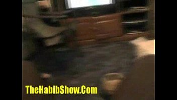 Preview 1 of Two Girl V One Boy Porn - 38DDD Black Barbie Tits getting fucked &amp_ sucked by some bums