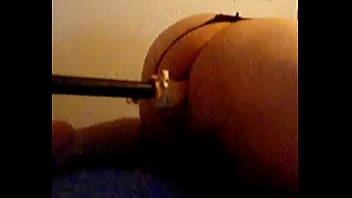 Preview 3 of Russian Beauty Sandra Luberc - Gina t-girl assfucked by dildo on bed