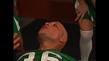 Preview 1 of Kisanna Dior - Legends Gay Macho Man - Strap On Cheerleaders - scene 2
