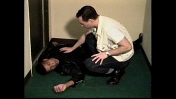 Preview 1 of Nora Fuck Brunrtte Bbw40 - Vca Gay - Black Leather White Studs - scene 1