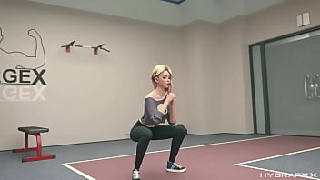 Preview 1 of Desi Bepi Xxx - Gwen&#039_s work out (hydrafxx)
