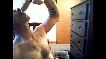 Preview 3 of Big German Hd Pee Outside - sucking and fucking my dildo