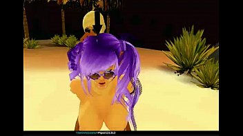 Preview 2 of Man Granny Beach - IMVU Piper adult xxx