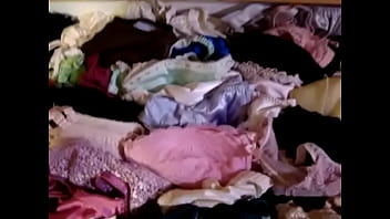 Preview 2 of Japanese Young Girl Fucked - A Crossdressers dream room #4 My Bra Drawer