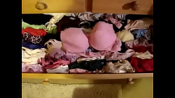 Preview 4 of Japanese Young Girl Fucked - A Crossdressers dream room #4 My Bra Drawer