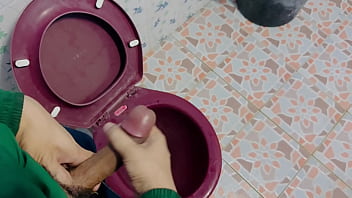 Preview 4 of Meet A Frend - Jerk off in toilet at street food shop