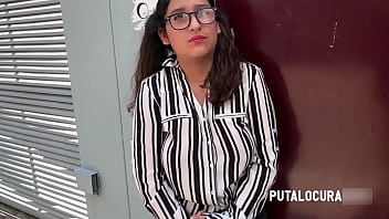 Preview 2 of Pamely Stoker - PutaLocura - Pillada de Torbe a teen gordita de tetas grandes Quetzal y se la folla muy guarro
