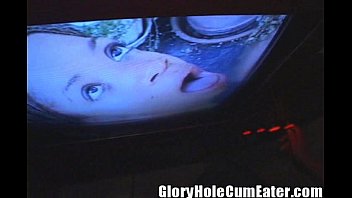 Preview 2 of Dj Movis - 19 Year Old Ebony Gloryhole Girl Kim Sucks Cocks Clean