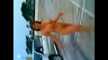 Preview 4 of South Indian Aunty Prons - Justine Adams naked on top of the Bayfair Mall carpark 2