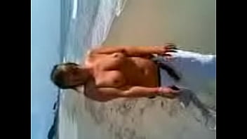 Preview 3 of Mega Butt African - Justine Adams topless on Papamoa Beach 1