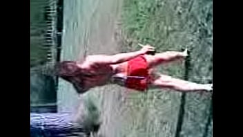 Preview 2 of Fucking Tarra - Justine flashing at the Rotorua Redwoods 1