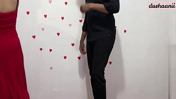 Preview 1 of Rebdb 103 - Beautiful Asian Couple Hard Fuck and Cum INSIDE After Dancing Class on Valentines Day - Sri Lanka